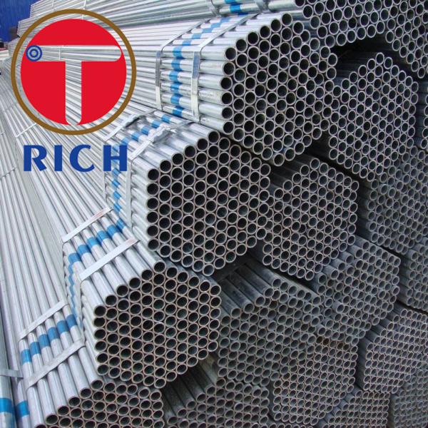 BS 1387 Q195 GI SS400 Welded Steel Tube Round Shape Galvanised Steel Tube