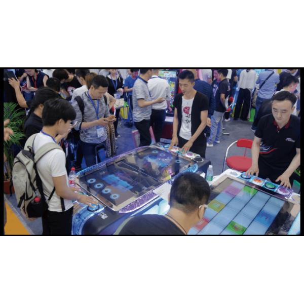 Interactive Music Arcade Video Game Machine For Hotel Lobby / School