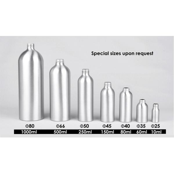 20ml 65ml Perfume Aluminum Cosmetic Bottles Mist Spray Dia 40mm