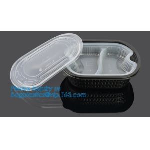 Quality Healthy Plastic Food Storage Box from Freezer to Microwave,lunch box 2 compartment hot microwave food container bagease wholesale