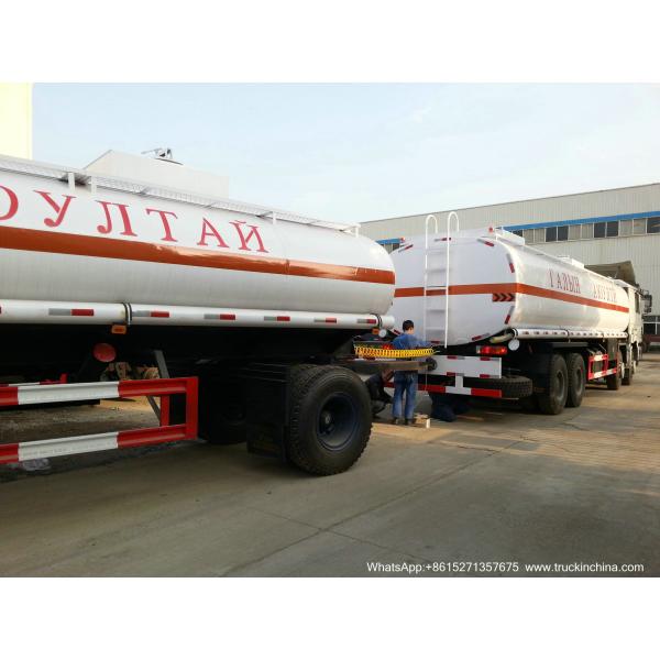 Oil Tank Full Trailer (Customizing 2-3-4 Axles Dolly Tanker 10CBM -30 For Palm Oil Crude Fuel / Petrol Oil Delivery
