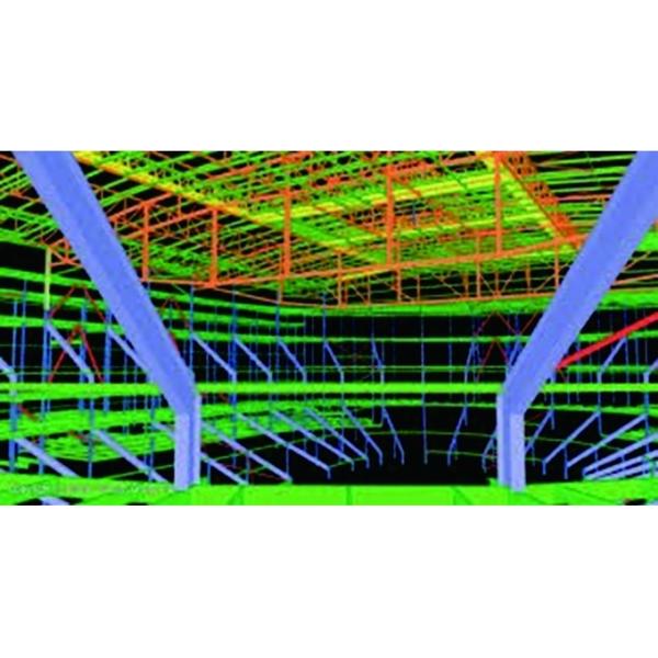 Prefab Steel Structure Elevated GRP Water Storage Tank Stands with Hot Rolled H Section Steel Columns and Welded Beams