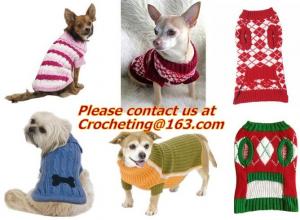 Quality Lovely Puppy, Pet, Cat, Dog, Striped Sweater, Knitted Coat, Apparel, Clothes for Christmas wholesale