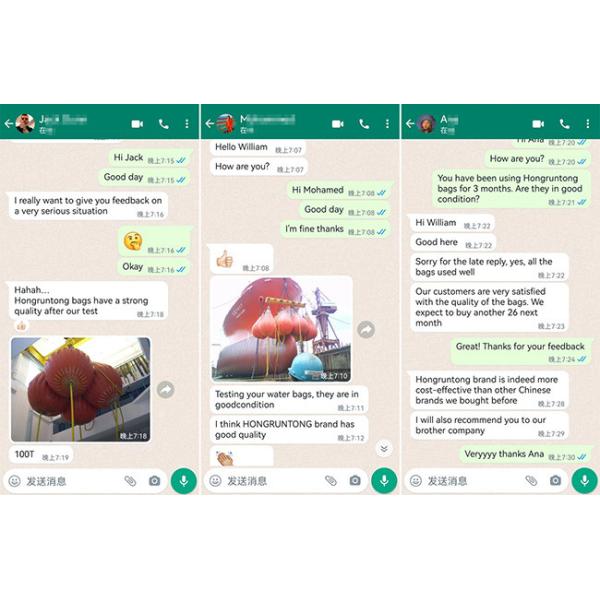 1t Load Testing Water Bags Lightweight When Empty Easy To Transport Store