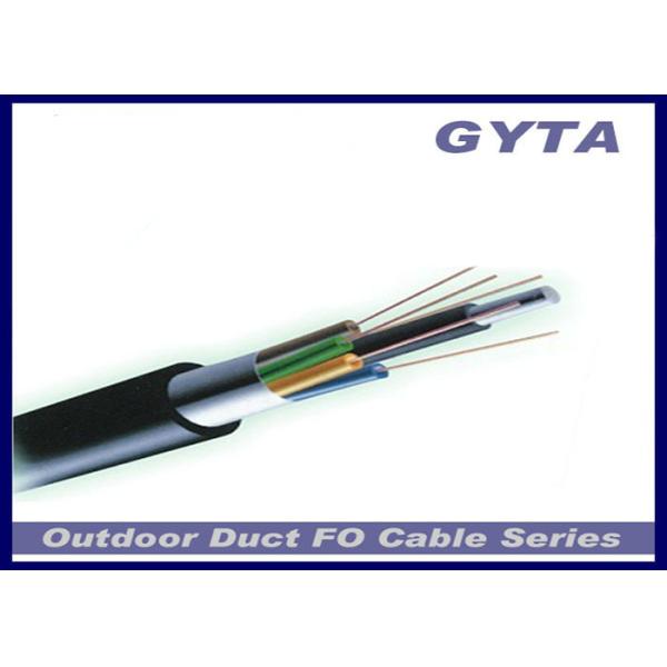 GYTS Steel Armored Fiber Optic Cable Loose Tube PE Sheath For Communication / LAN