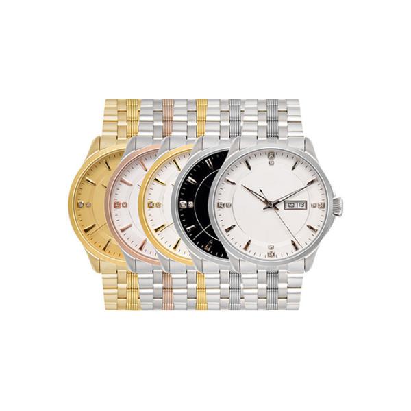 Solid Band Stainless Steel Automatic Timepieces 50M Water Resistant