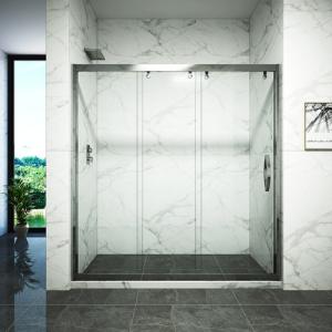 Quality Hinged Bifold explosion proof Glass Shower Door wholesale