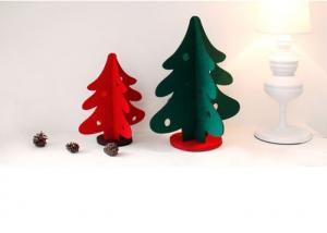 Quality Eco Friendly Felt Tree Decorations , Tabletop Christmas Tree Decoration wholesale