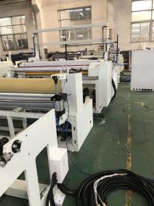 Quality 42gsm Z Fold Hand Towel Folding Machine With Glue Lamination Unit 170 Meters / Min wholesale