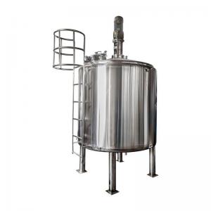 Quality Double Jacketed Steam Heating Mixing Tank 800 Gallon Industrial Tank Mixer wholesale