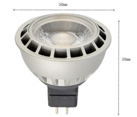 5W 6W 7W MR16 LED COB Spot Light With High CRI Die Casting Aluminum Housing