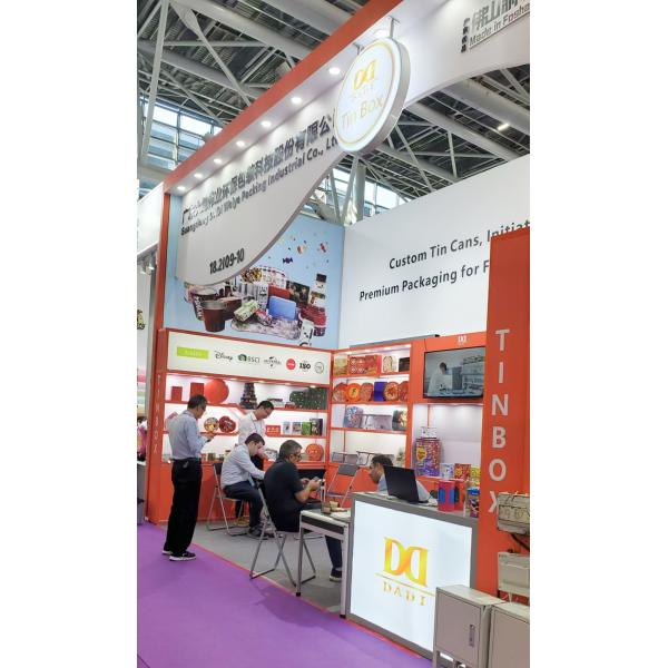 DADI Durable Tinplate Metal Packaging Tins OEM Tea Tin Box Support Customized Printing