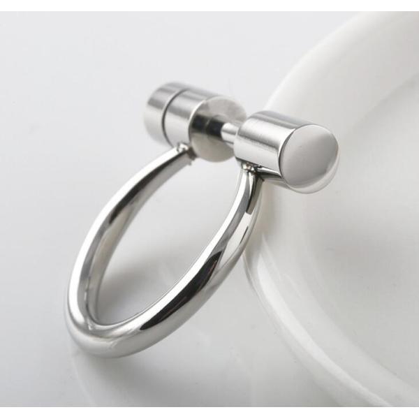 Stainless Steel Fashion Jewelry Dumbbell Shaped Finger Ring for Women Silver Golden Color Open Finger Rings
