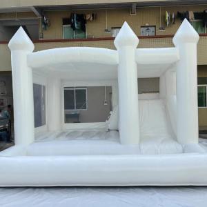 Quality PVC Commercial Bounce House Inflatable Castle With Slide For Kids wholesale