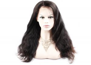 Quality Smooth Feeling 100 Human Hair Full Lace Front Wigs Double Strong Machine Weft wholesale