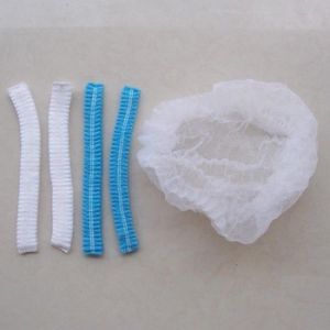 China Banded Bouffant Surgical Medical Head Disposable Cap Hair Nets on sale