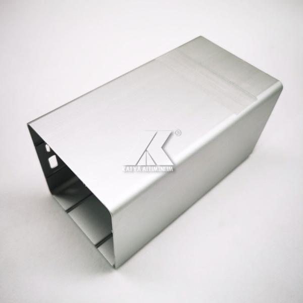 Lighting Fixture CNC Aluminum Housing Profile Square Shape Rounded Angle
