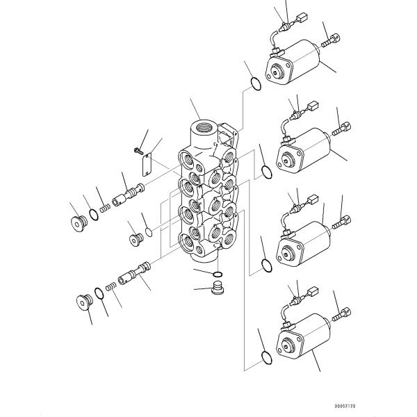 Natural Gas Solenoid Valve 20Y-60-32120 For Komatsu PC180 PC200 PC210 PC220 PC270 PC300 PC360