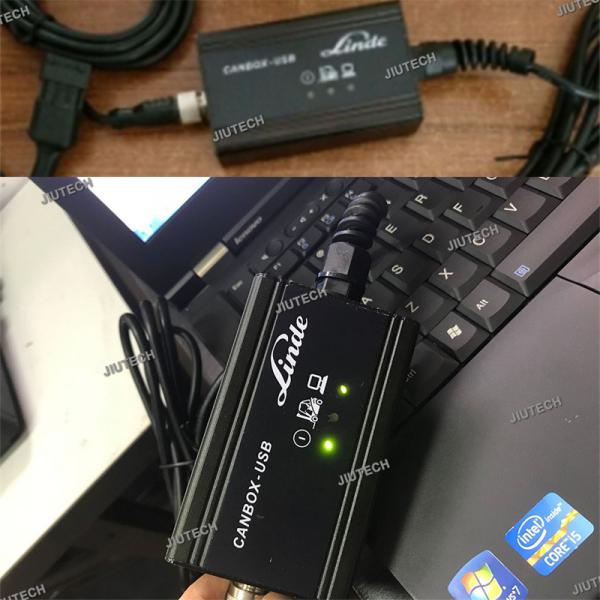 Forklift Linde Canbox Doctor Forklift Truck Diagnostic Tool Linde LSG Pathfinder Diagnosis Scanner and CF19 laptop