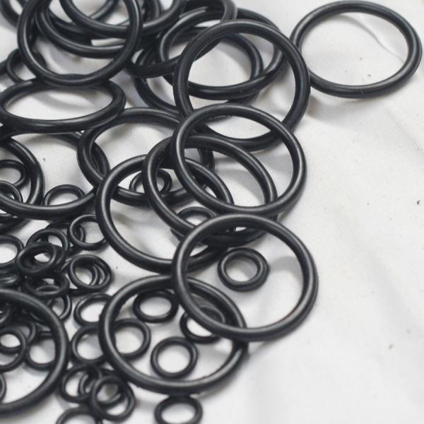 NBR Rubber O-ring with High Temperature Resistance in FKM Material of Custom Color