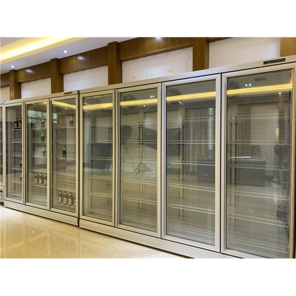 New style Upright Beverage Showcase Commercial Upright Cooler Store Fridge Glass Door cooler
