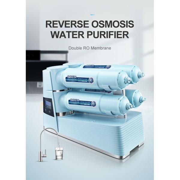 1.58L/Min Clean Water RO Water Purifier Filters Noiseless Under Sink