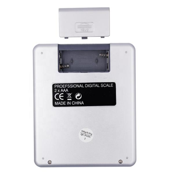 500g  0.01g Digital Scale Electronic Food Weighing Scales With 2 Trays For Kitchen Jewelry