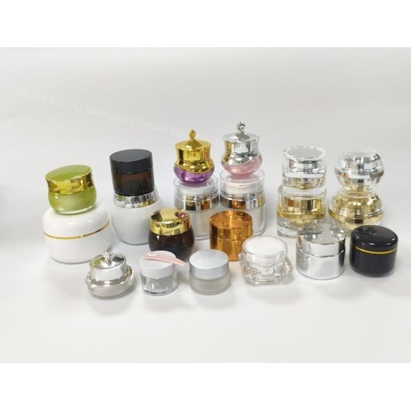 Spherical Lattice Plane Cosmetic Cream Jar Fast Turnaround