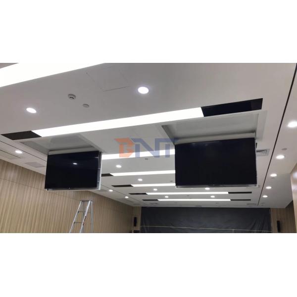 55 Inch Ceiling Flip Down Motorized TV Lift / TV Ceiling Motorized Lift Motorized Stands Flip Down Ceiling Tv Bracket
