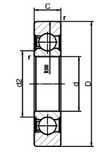 Quality Bearings for Material Handling System: Cam Rollers LR604-2RS wholesale