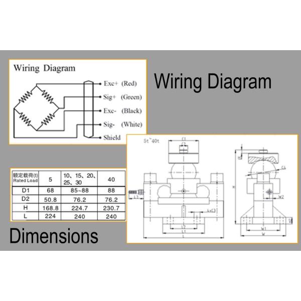 30t Truck Scale Beam Load Cell Insulation Resistance