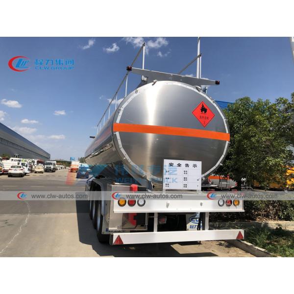 50CBM Aluminum Fuel Tank Trailer For Long Distance Delivery