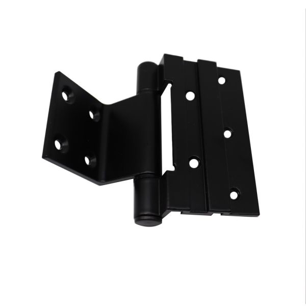 Customizable Black Aluminum Hinge for Flexible Rotation and Smooth Operation in Home and Office
