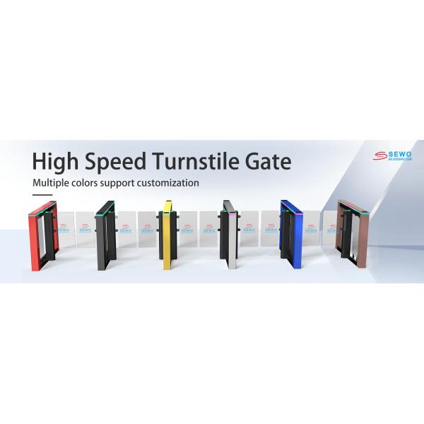 Airport Access Control Speed Gate Turnstile Automatic Security Gate Barrier System Card Reader