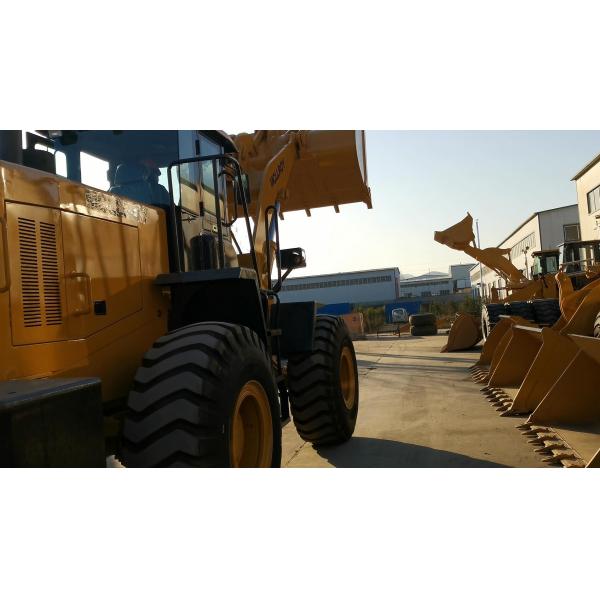 5 Ton Heavy Duty Wheel Loader Front End With 3m3 Bucket 30 Degree Gradeability