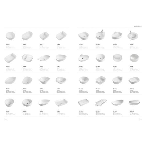 Ceramic Lab Sinks Large Single Sink Dishwashing Vegetable Washing Basin Modern Kitchen Home Usage Latest Designer White