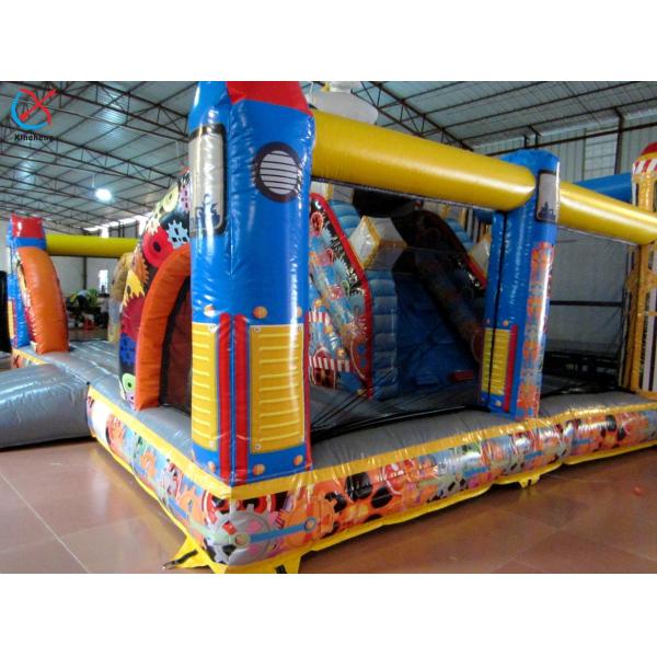 Customized Inflatable House Color Inflatable Play City Playground