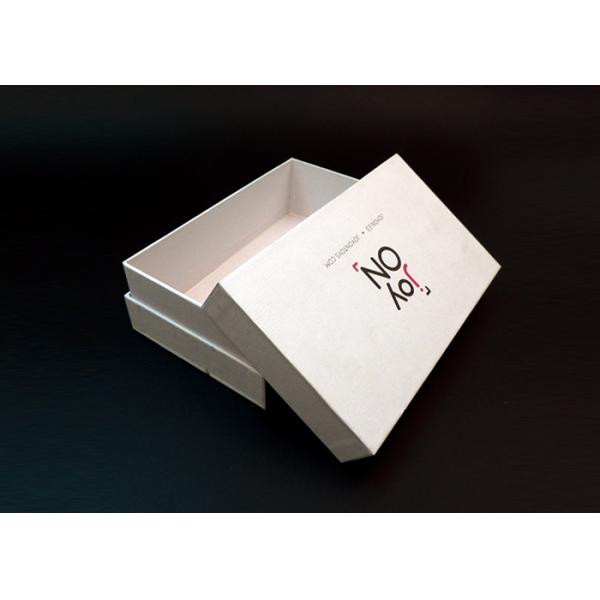 Lid Bottom Headset Cardboard Paper Box Customized Printing With Inner Tray