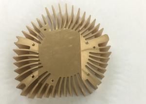 Quality Customzied Aluminum 6061 CNC Metal Stamping Anodizing Gold Laptop Cpu Cooler wholesale