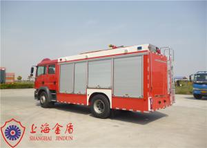 4x2 Drive CAFS Fire Truck TGSM Standard Cab With Compressed Air Foam System