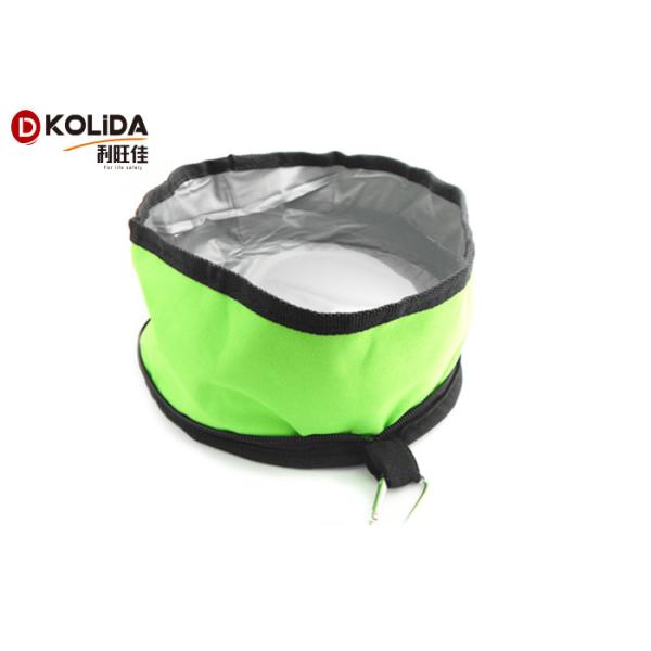 Travel Easy Collapsible Pet Food Bowls , Full Waterproof Portable Folding Dog Bowl