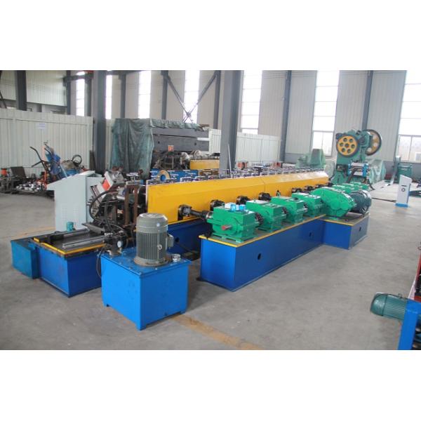 Column Style Cable Tray Manufacturing Machine / Bracket Frame Roll Forming Machine