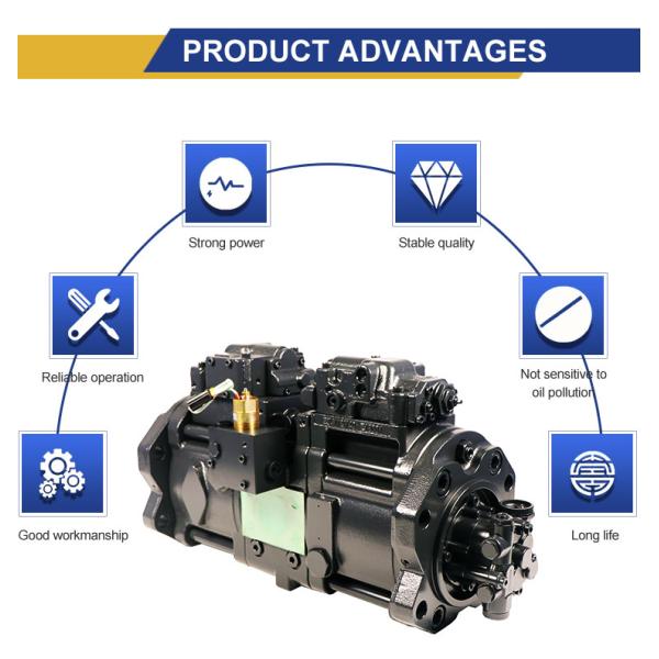 K5V212DPH Main Backhoe Hydraulic Pump SY485 SY500 SY550 60355586 Ls10v00021f1