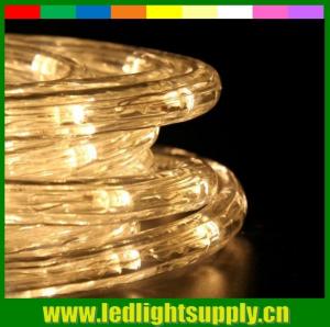Quality 2 wire warm white christmas waterproof led rope light outdoor wholesale