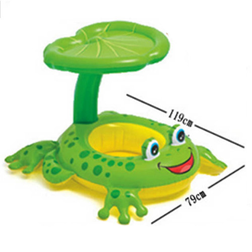 Seat Float Frog Swimming Pool Accessories Plastic Kids Children Pool Inflatable Swimming Circle