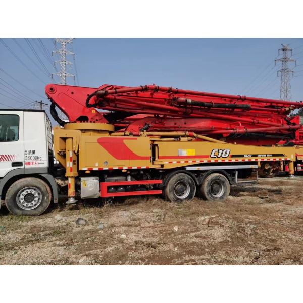 52Meter Used Concrete Pump Truck 2020year SANY Benz Chassis SYM5350TMB 60C-10