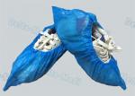 Personal Care Breathable Disposable Surgical Shoe Covers CPE / PE Material