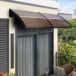China PP Frame 7.5kg 90x300cm Door Window Awning Canopy for sale