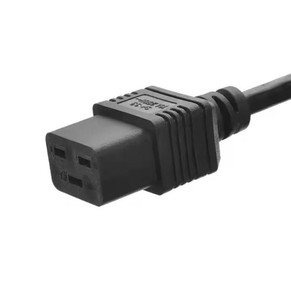Iec-60320 3 Prong H05vv - F 3G 0.75 Conector C19 To C20 Connector Copper Conductor Power Cord Cable For Home Appliance