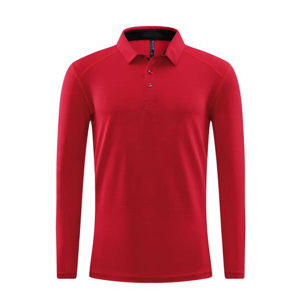 Oem Factory Manufacturer Custom Logo Golf Polo Shirts Quick Dry Long Sleeve Shirts Mens